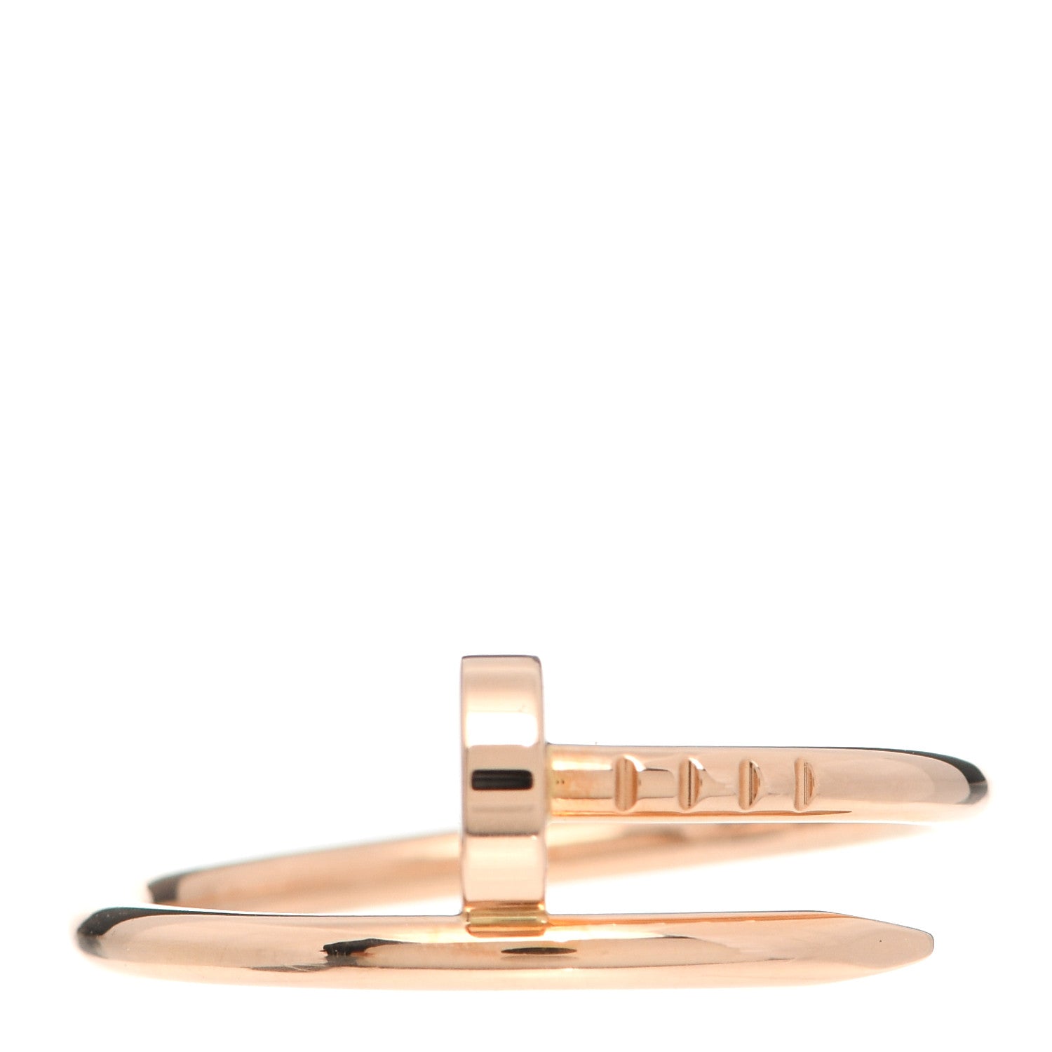 Cartier 18K Pink Gold Small Juste Un Clou Ring 55 7.25 1 of 6