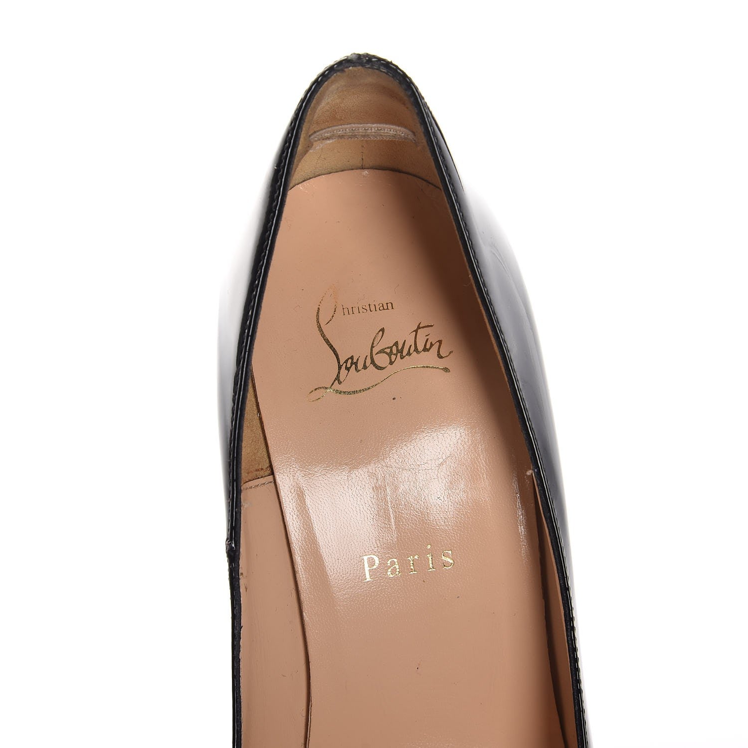 Christian Louboutin Patent Rolando 120 Pumps 38.5 Black 9 of 11