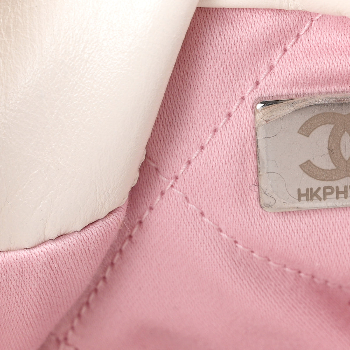 Chanel Patent Gradient Calfskin Quilted Small Chanel 22 White Light Pink 8 of 11