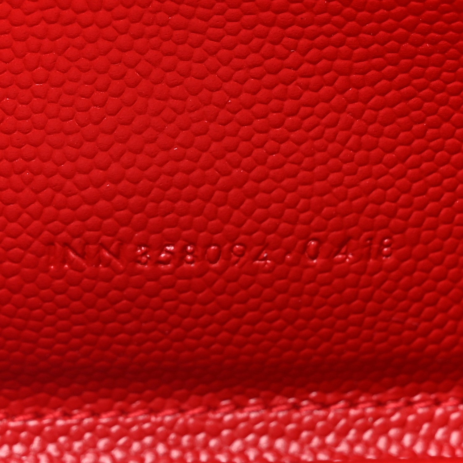 Saint Laurent Grain De Poudre Matelasse Chevron Monogram Zip Around Wallet Rouge Eros 8 of 9