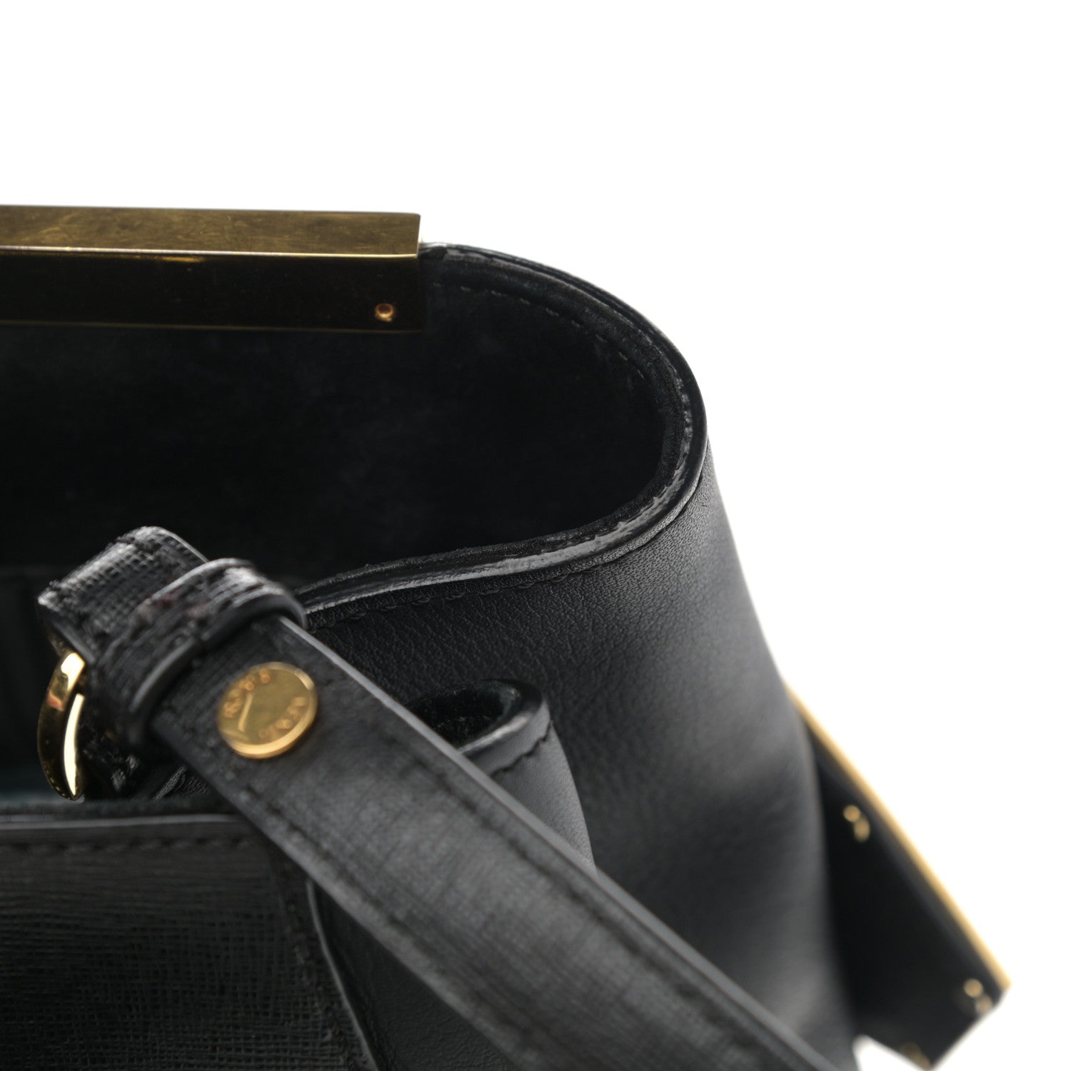 Fendi Vitello Elite Regular 2Jours Tote Black 17 of 18