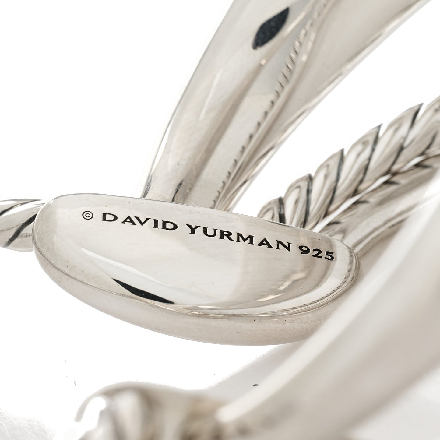 Sterling Silver Pure Form Four-Row Cuff Bracelet