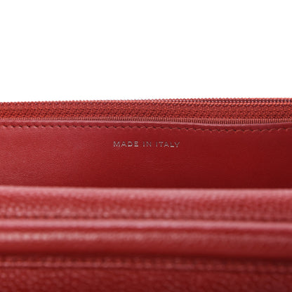 Chanel Caviar Quilted Wallet On Chain WOC Red 9 of 12