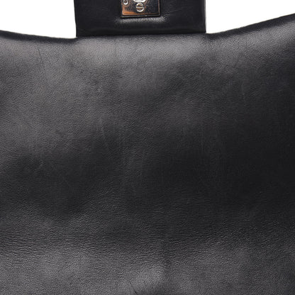 Chanel Lambskin Quilted Medium Easy Carry Flap Black 13 of 14