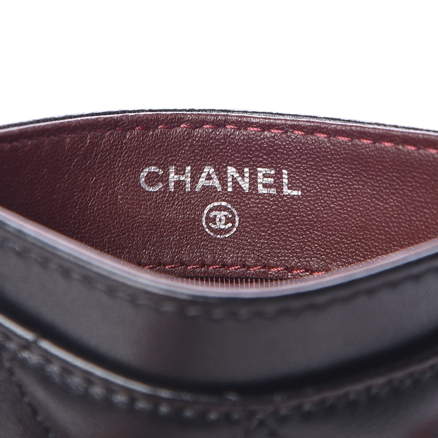 Chanel Lambskin Quilted Card Holder Black 6 of 9