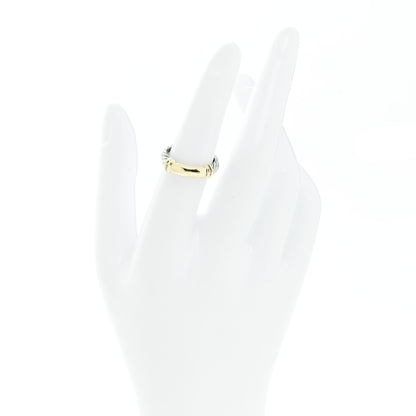 David Yurman Sterling Silver 14K Yellow Gold Metro Cable Ring 52 6 2 of 4