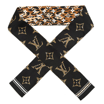 Louis Vuitton Silk Monogram Giant Jungle Bandeau Black 1 of 2
