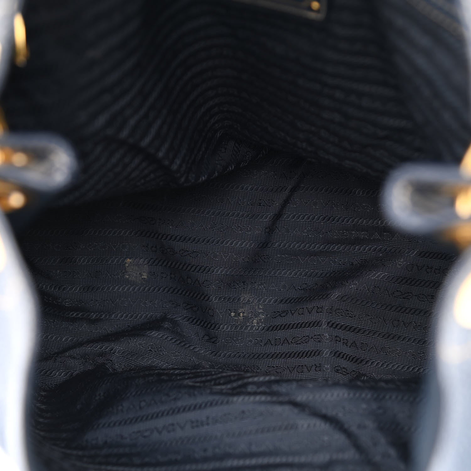 Prada Vitello Daino Hobo Bluette 5 of 16