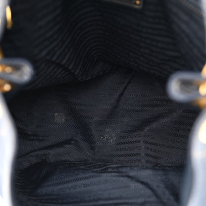 Prada Vitello Daino Hobo Bluette 5 of 16