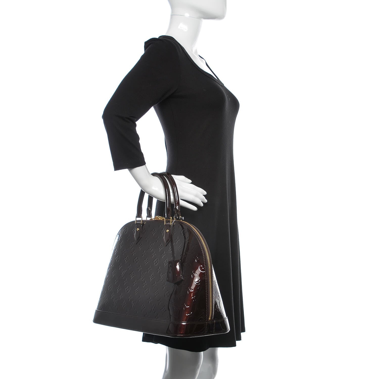 Louis Vuitton Vernis Alma GM Amarante 2 of 9