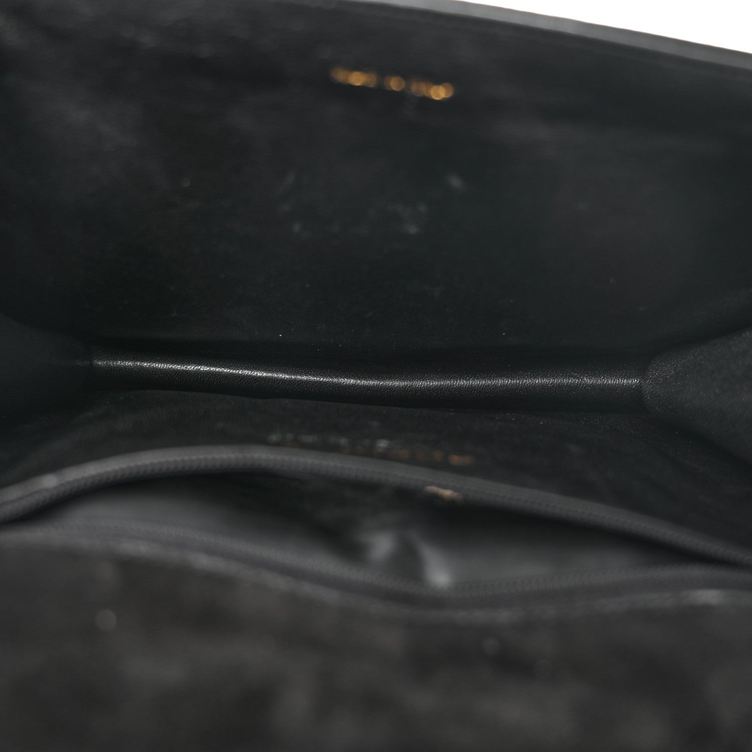 Chanel Suede Quilted CC Small Single Flap Black 5 of 15