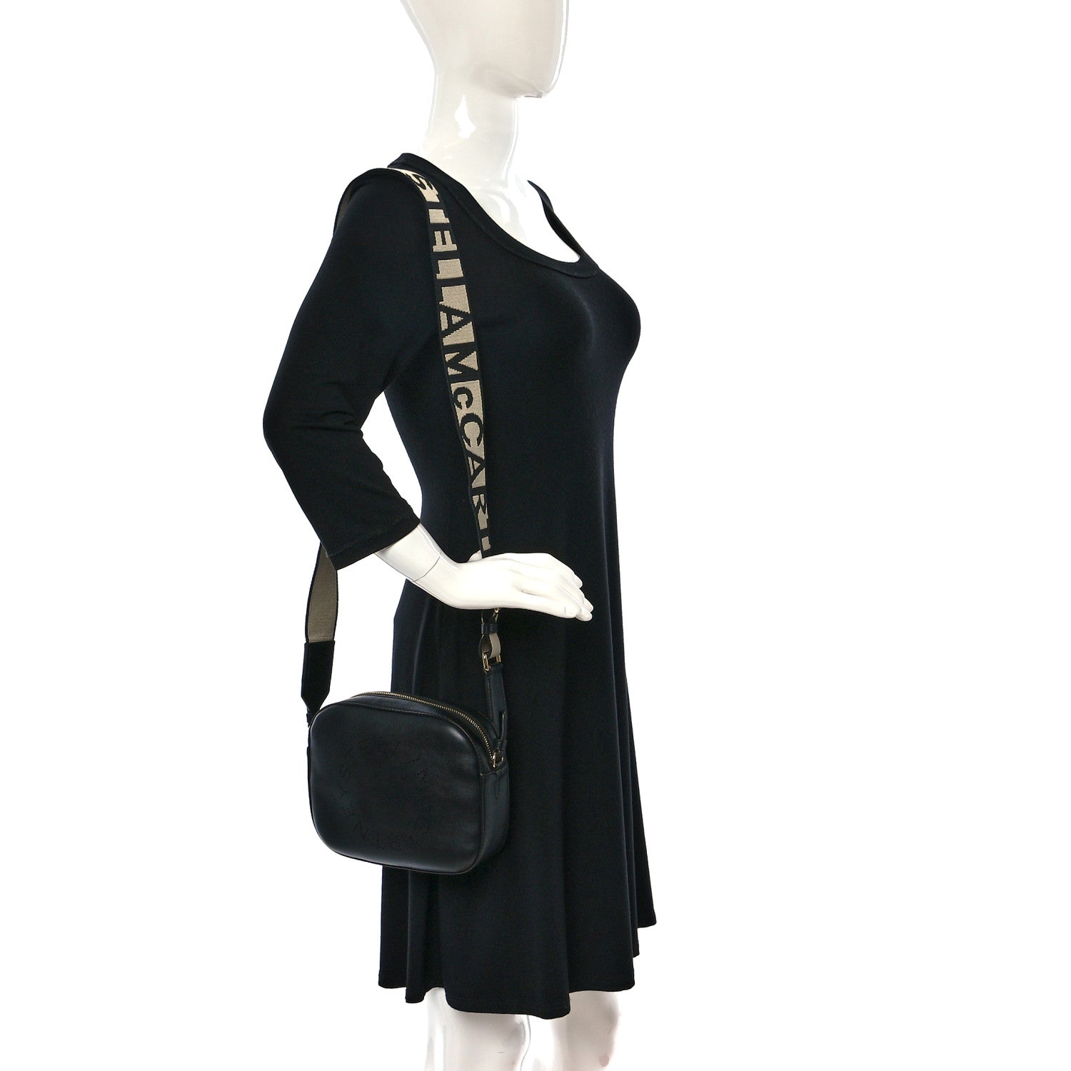 Stella McCartney Alter Nappa Mini Camera Bag Black 2 of 8