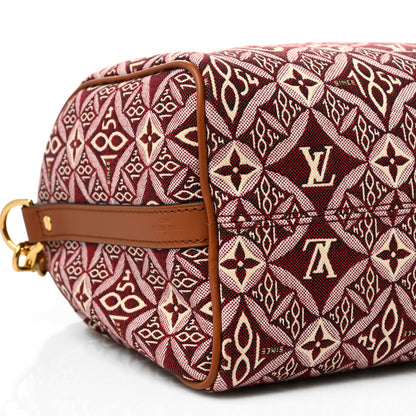 Louis Vuitton Jacquard Since 1854 Speedy Bandouliere 25 Bordeaux 9 of 11