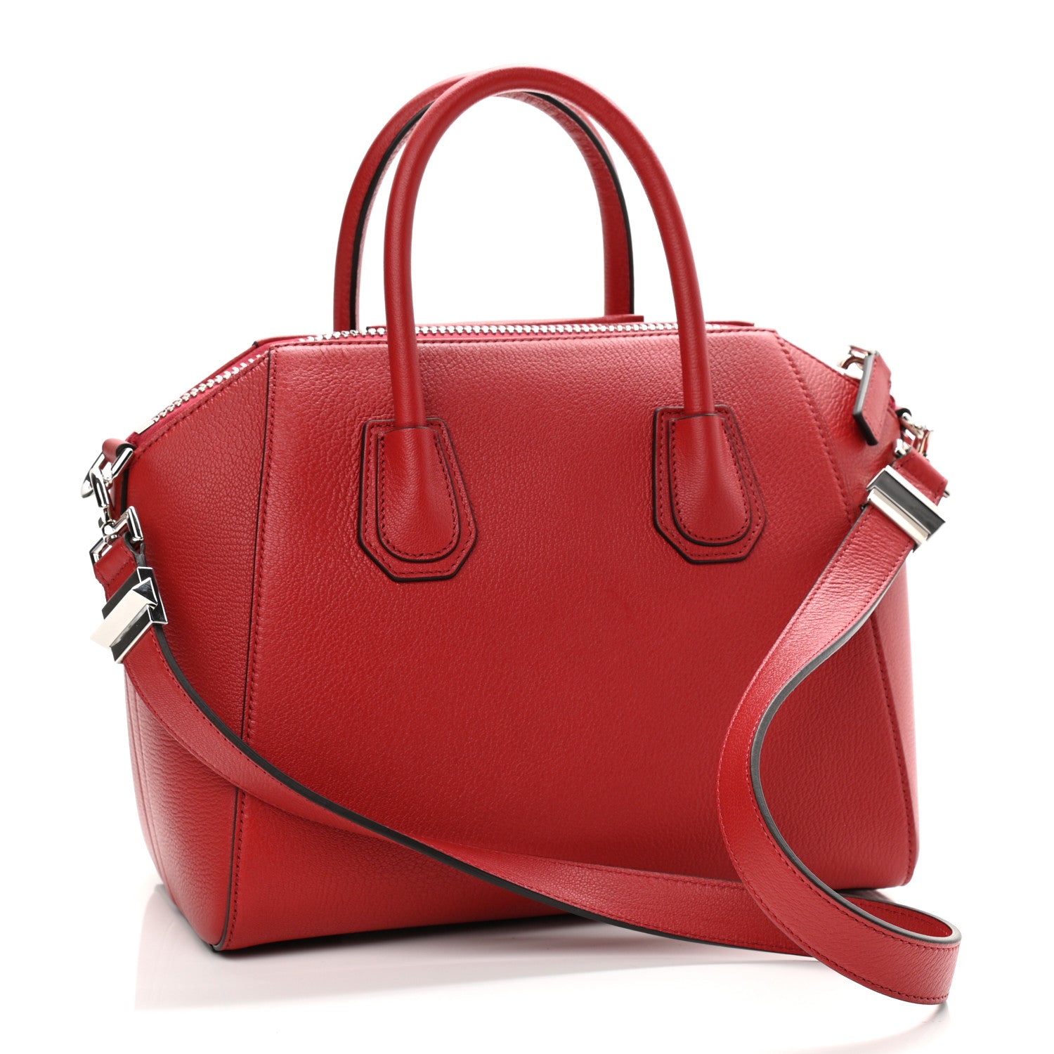 Givenchy Sugar Goatskin Small Antigona Vermillon 2 of 9