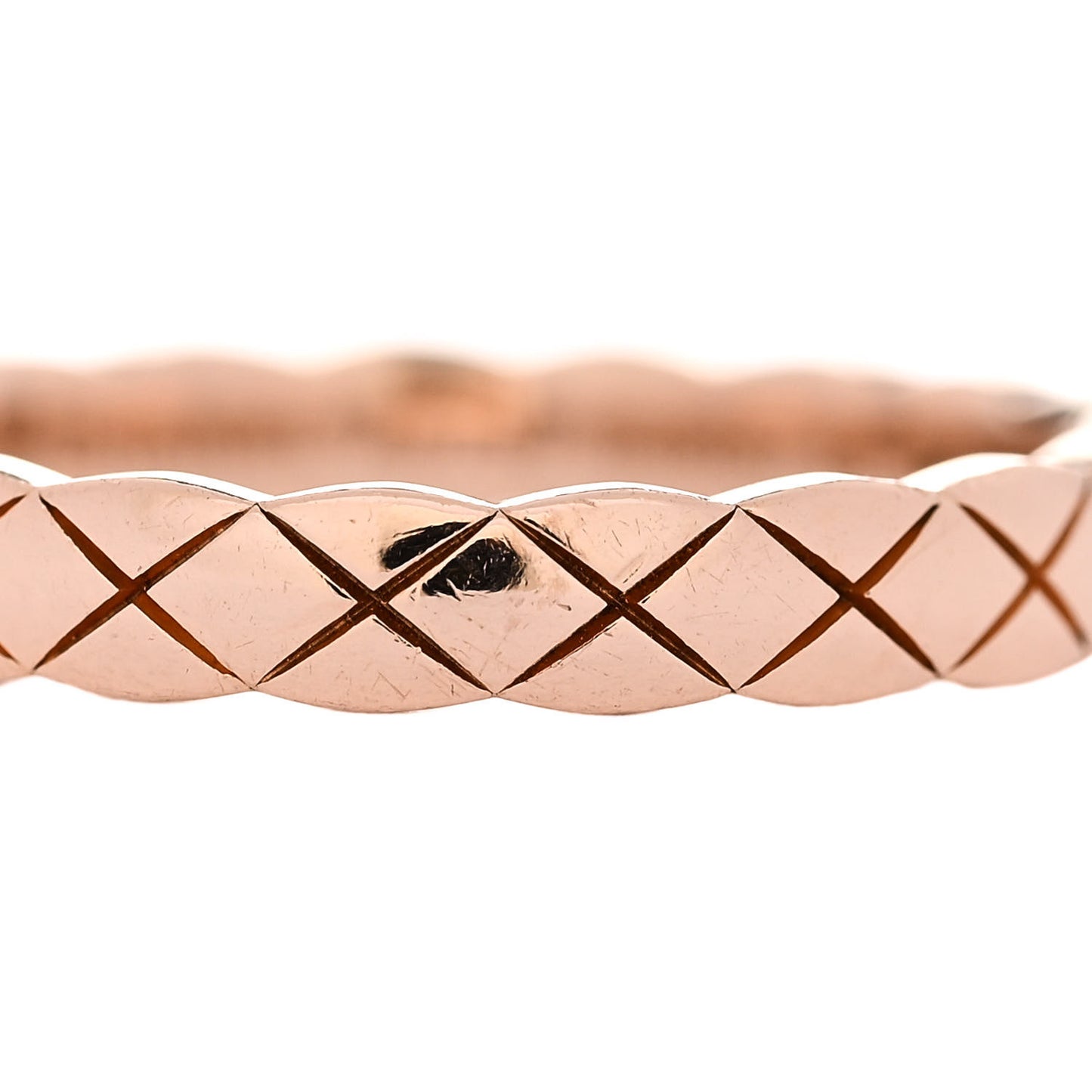 18K Beige Gold Mini Coco Crush Ring 56 7.5