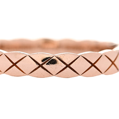 Chanel 18K Beige Gold Mini Coco Crush Ring 56 7.5 6 of 7