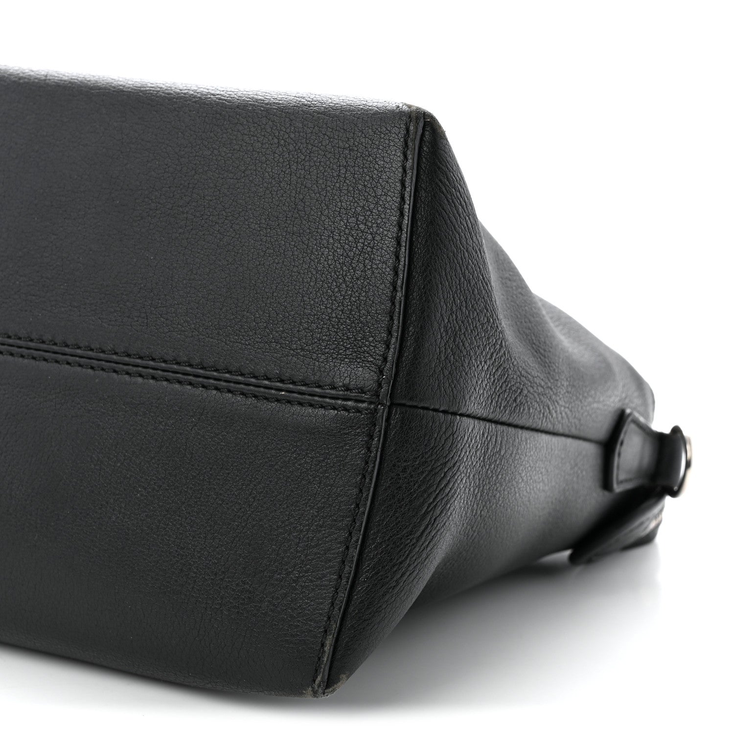 Fendi Vitello Dolce Large By The Way Boston Bag Black 11 of 12