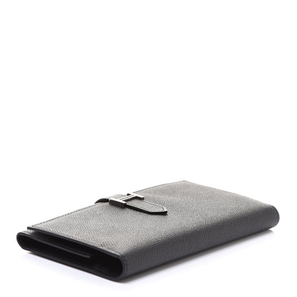 Hermes Epsom Tri-Fold Bearn Wallet Black 4 of 8
