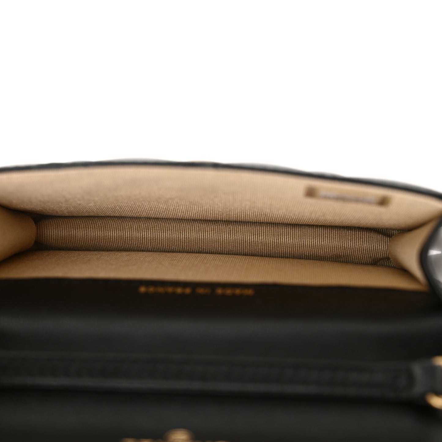 Lambskin Quilted Pearl Crush Clutch With Chain Black