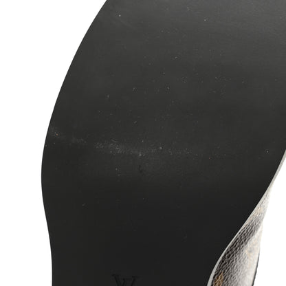 Louis Vuitton Calfskin Monogram Wonderland Flat Ranger Boots 40.5 Black 9 of 9
