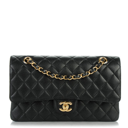 Chanel Caviar Quilted Medium Double Flap Black 1 of 7