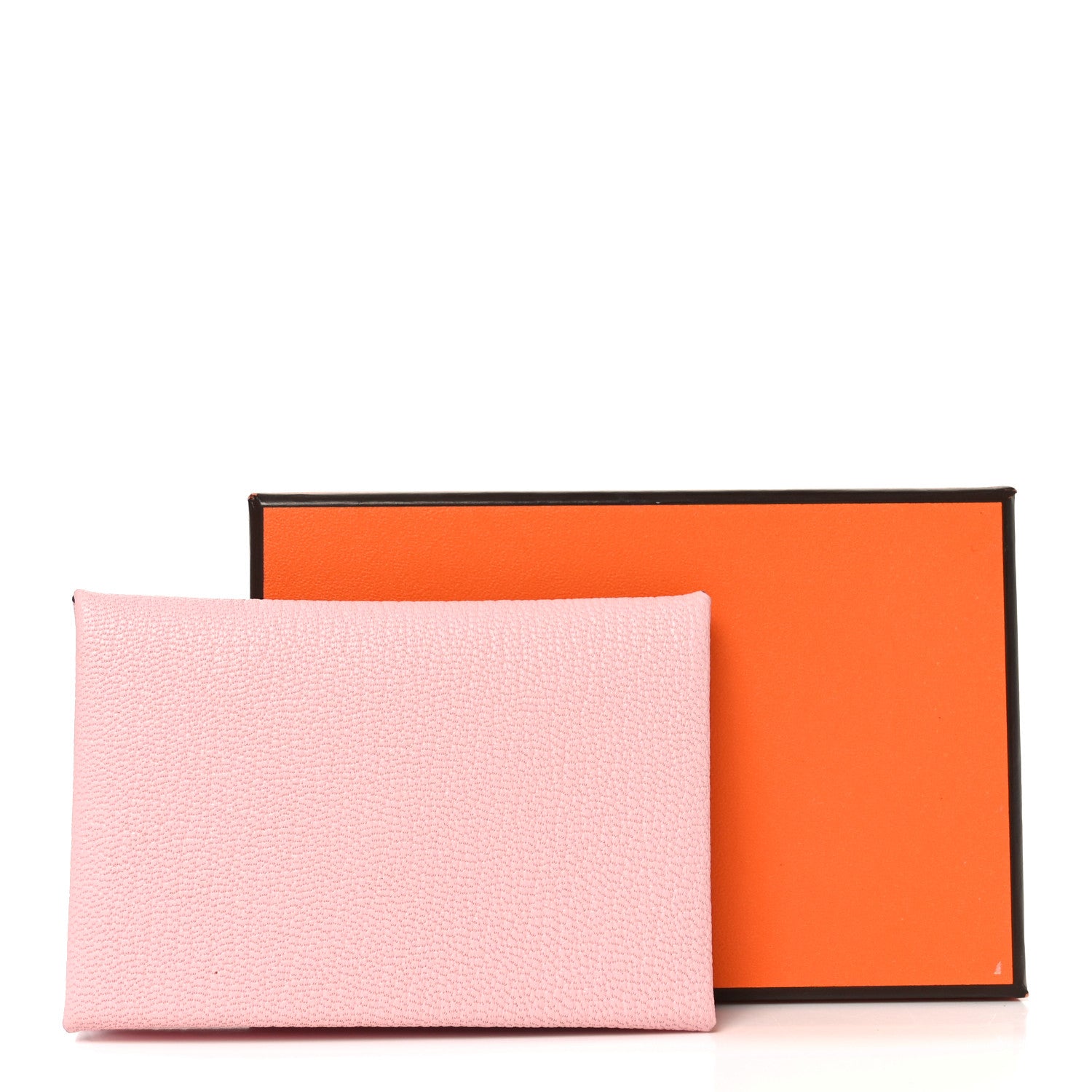 Hermes Epsom Calvi Card Case Rose Sakura 13 of 14
