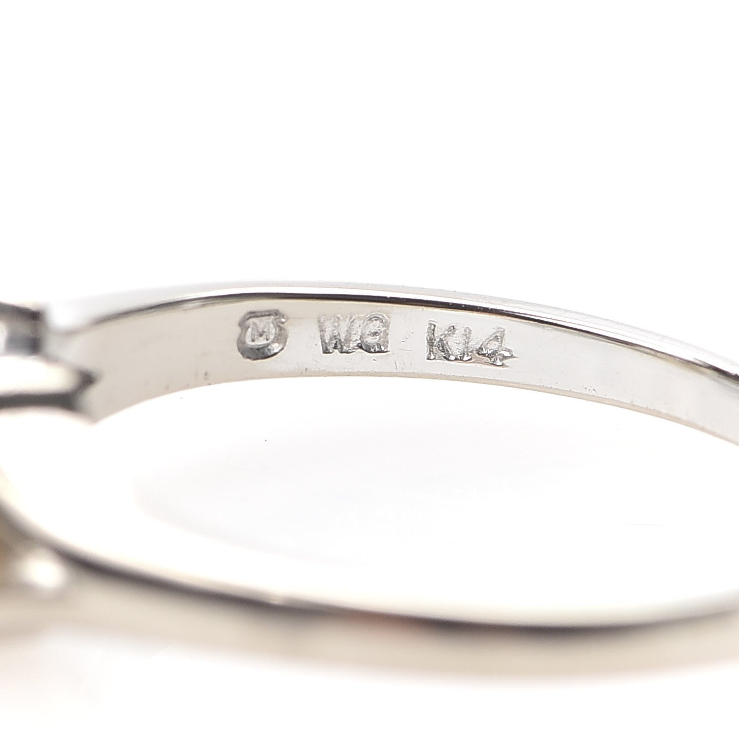Mikimoto 14K White Gold Akoya Pearl 7mm Ring 51 5.75 5 of 5