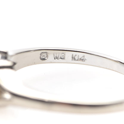 Mikimoto 14K White Gold Akoya Pearl 7mm Ring 51 5.75 5 of 5