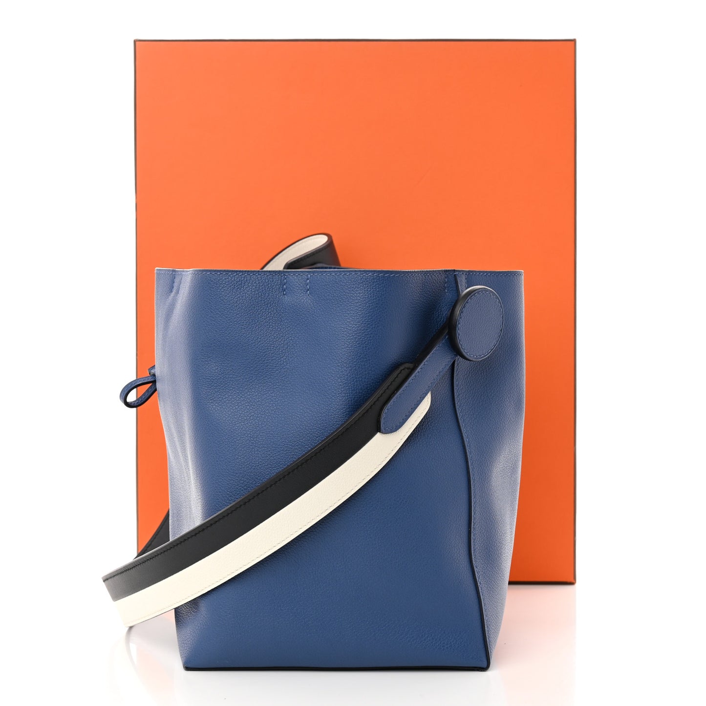 Evercolor Swift Sac Licol 17 Bleu Brighton White Black