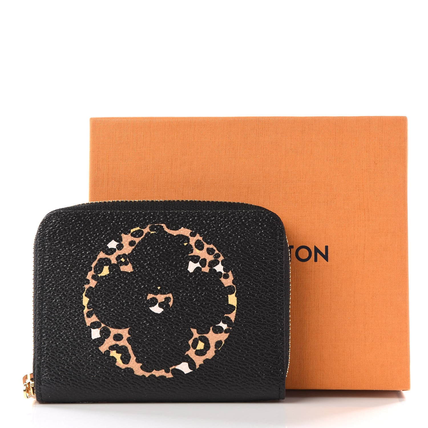 Louis Vuitton Monogram Giant Jungle Zippy Coin Purse Black 10 of 10