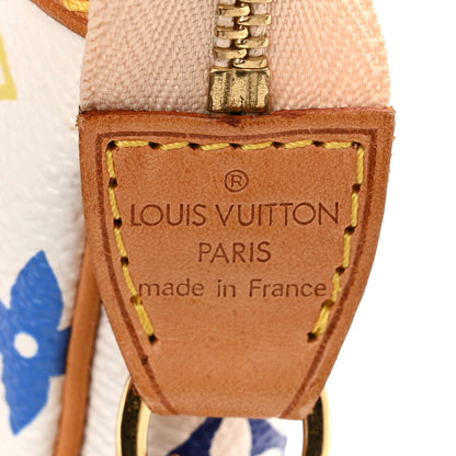 Louis Vuitton LOUIS VUITTON Monogram Multicolor Pochette Accessories White 5 of 9