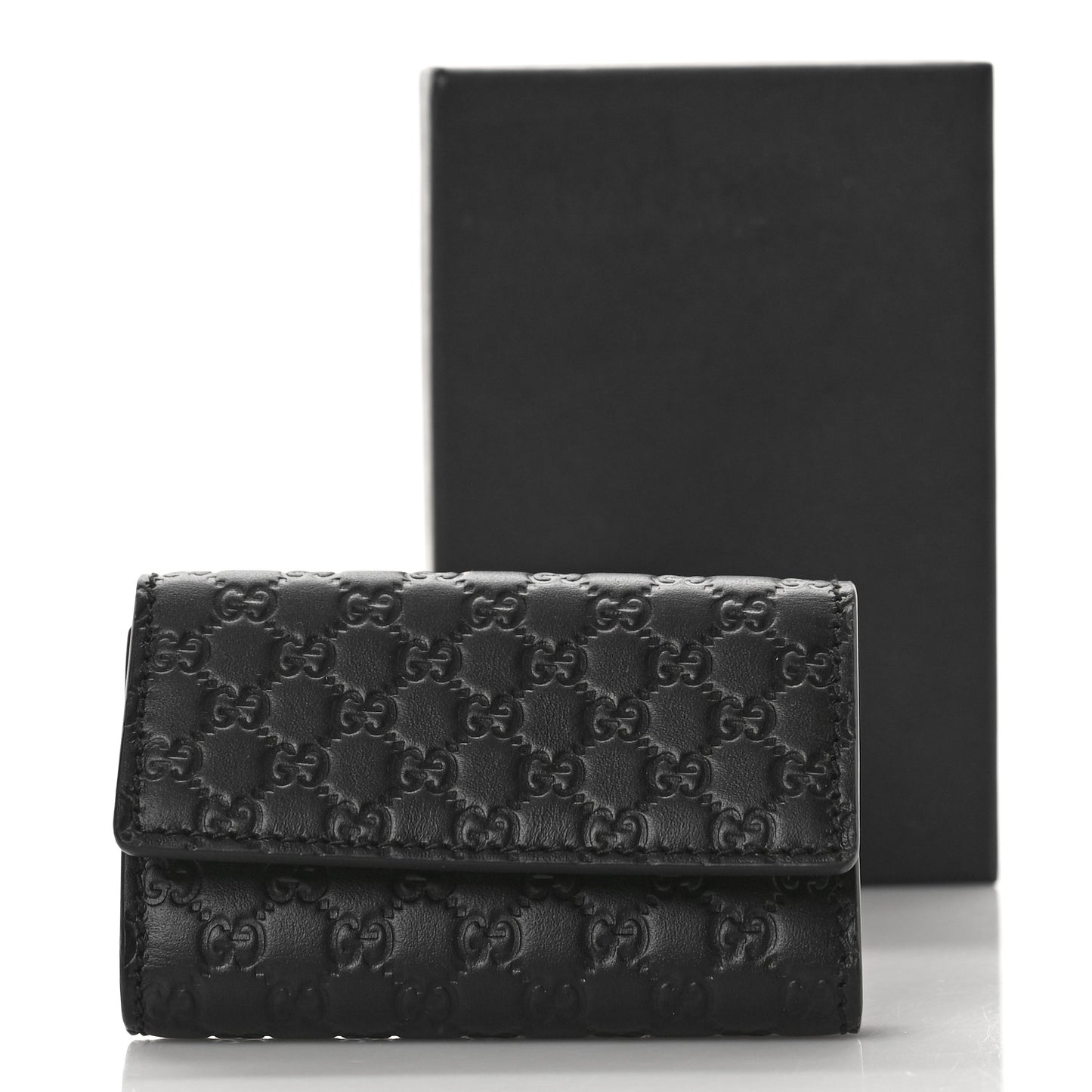 Microguccissima 6 Key Holder Case Black