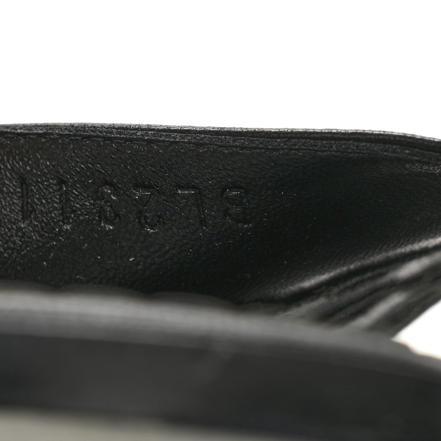 Hermes Calfskin Chaine d'Ancre Gaelle Sandals 40.5 Black 8 of 9