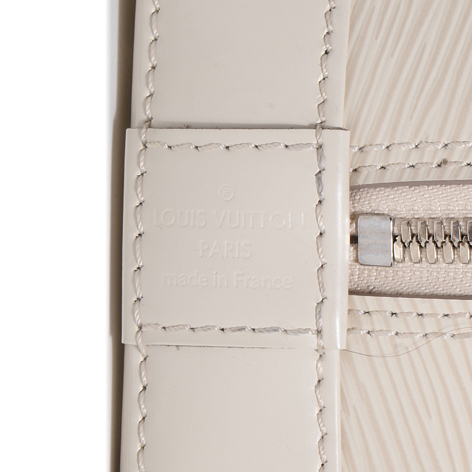 Louis Vuitton Epi Alma PM Ivory 7 of 7