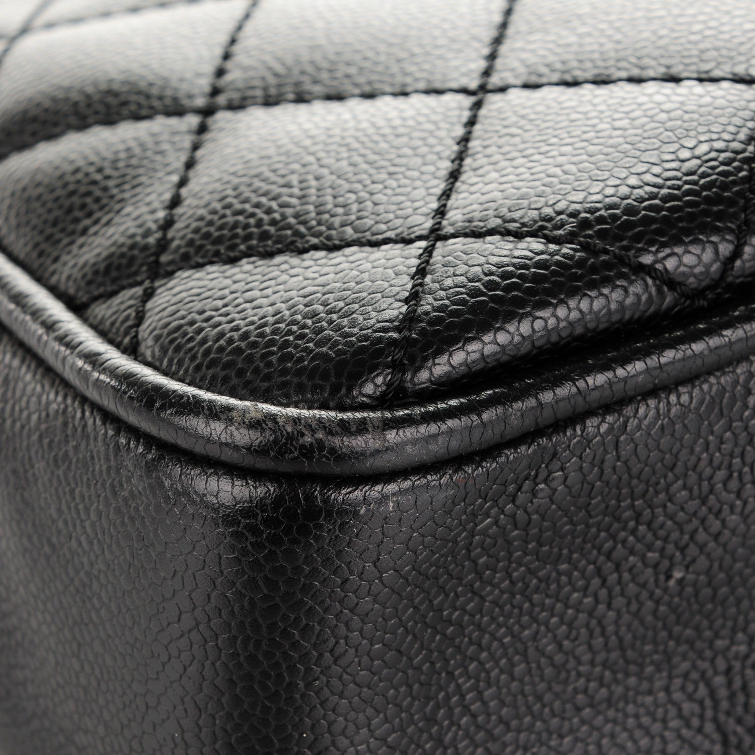 Chanel Caviar Quilted CC Hobo Black 9 of 9