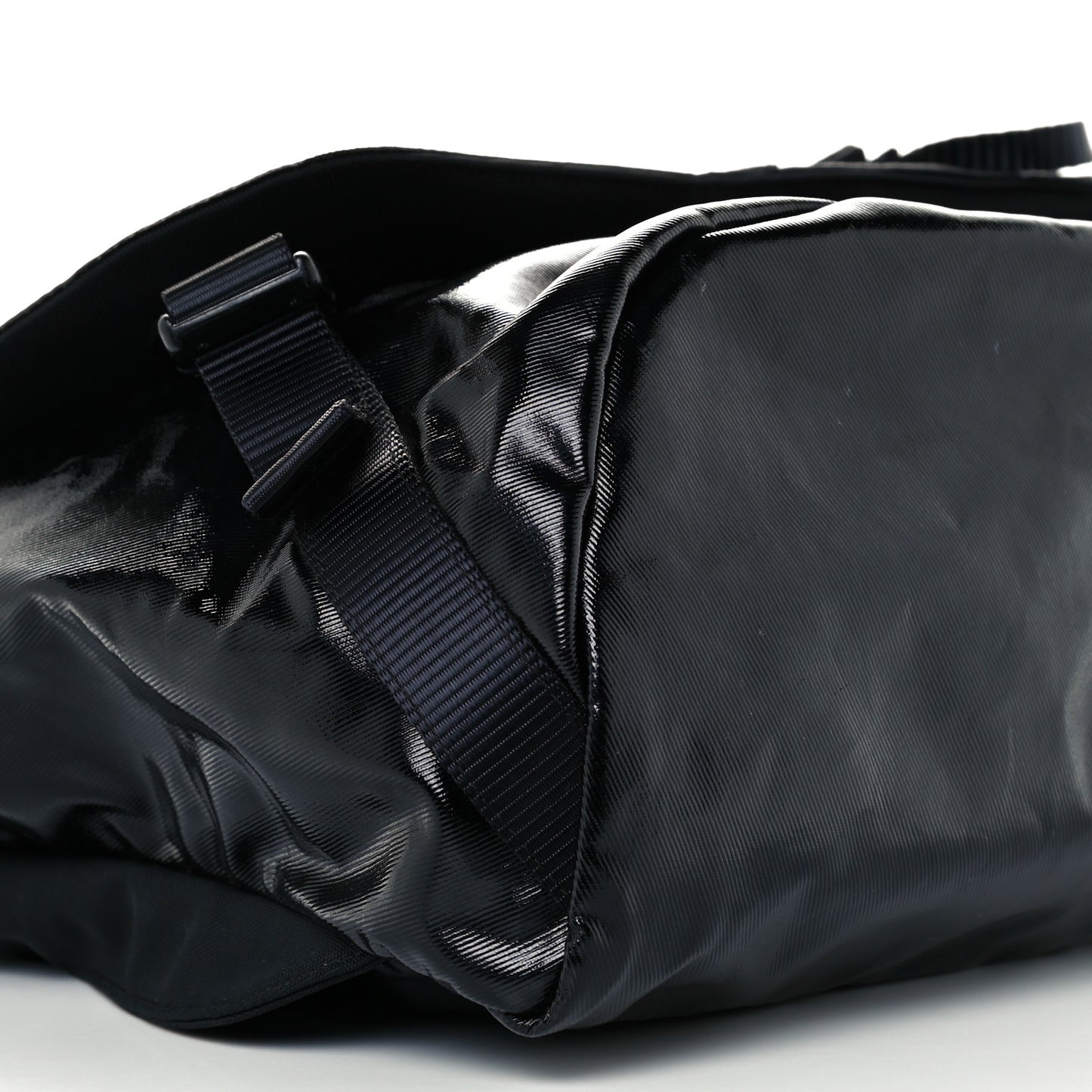 Coated Canvas Sport Messenger Black