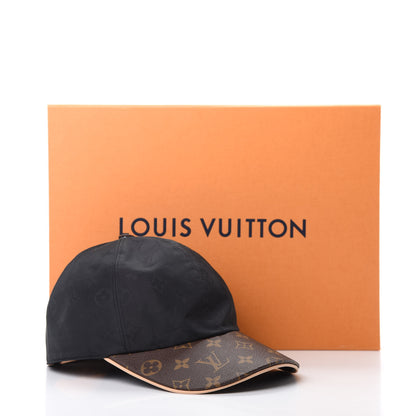 Louis Vuitton Polyester Silk Monogram LV Get Ready Cap L Black 8 of 8