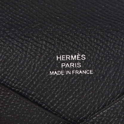 Hermes Epsom Calvi Card Case Black 6 of 8