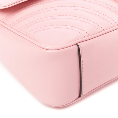 Gucci Calfskin Matelasse Small GG Marmont Shoulder Bag Wild Rose 6 of 9