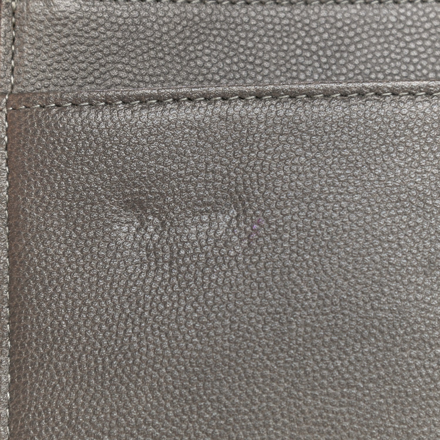 Chanel Caviar Sevruga Wallet On Chain WOC Grey 14 of 15
