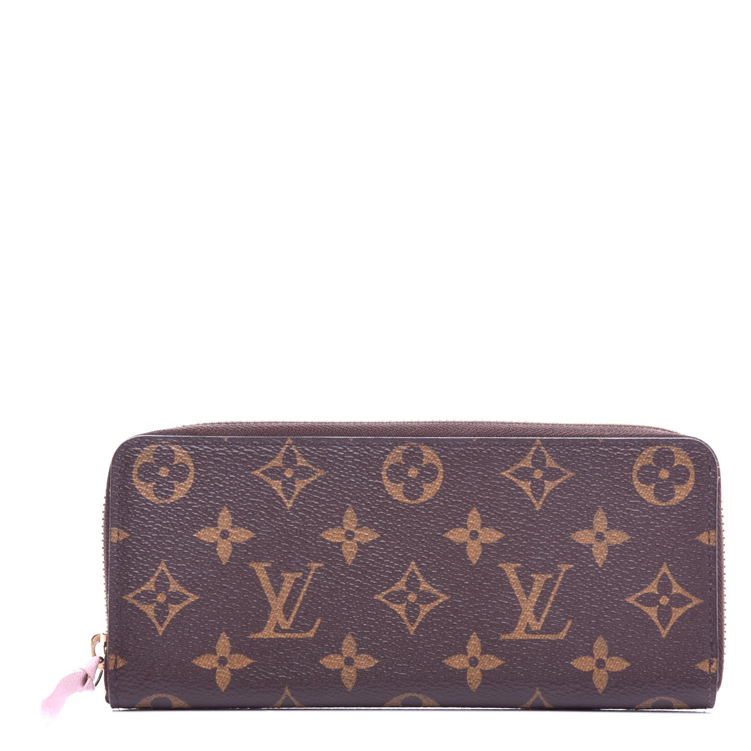 Louis Vuitton Monogram Clemence Wallet Rose Ballerine 1 of 8