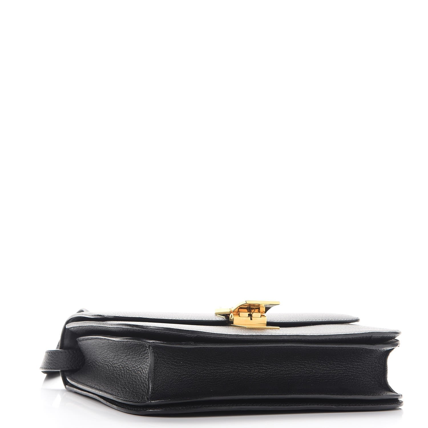 Celine Goatskin Medium Classic Box Flap Bag Black 4 of 10