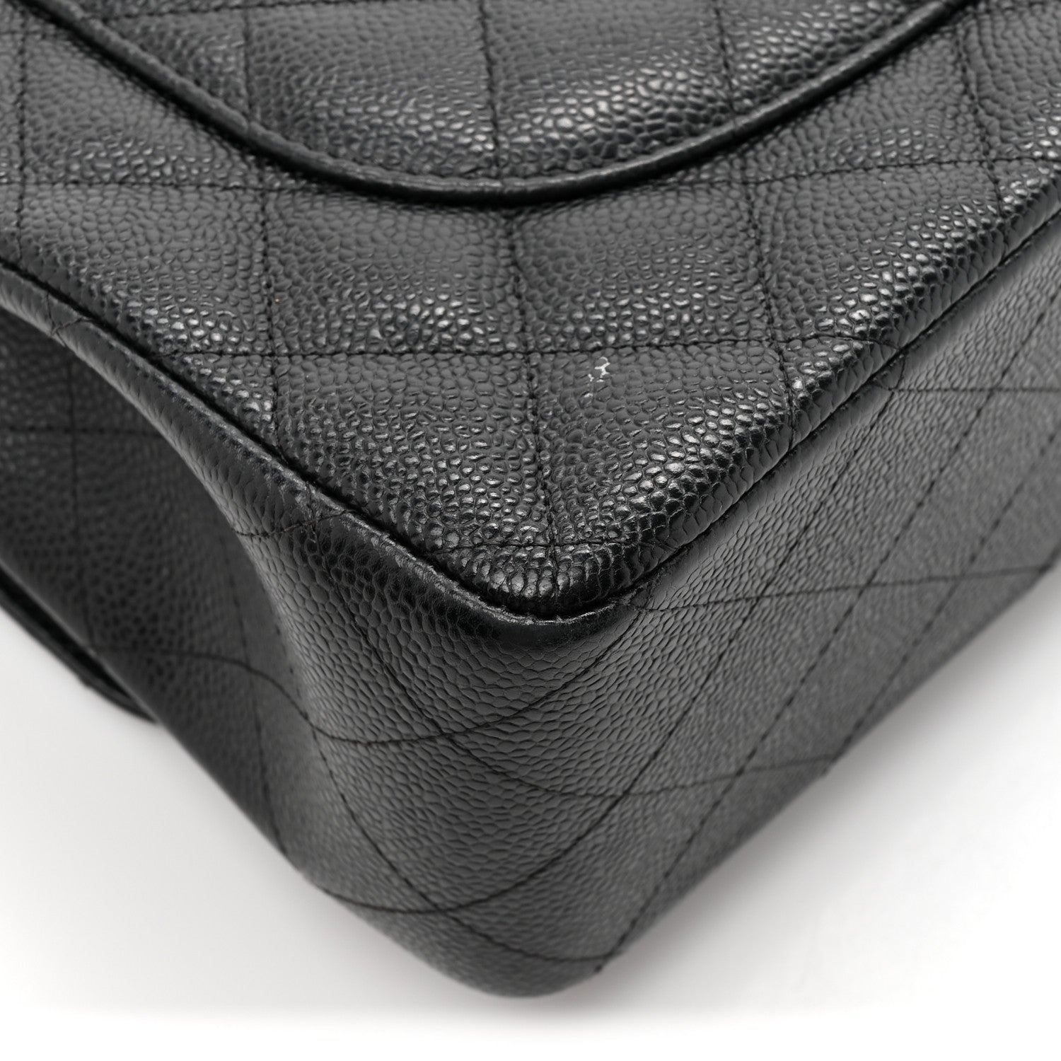 Chanel Caviar Quilted Jumbo Double Flap Black 12 of 12