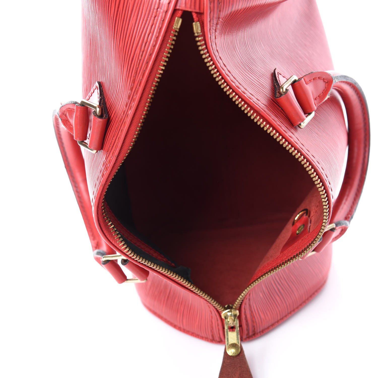 Louis Vuitton Epi Speedy 25 Castillan Red 5 of 16