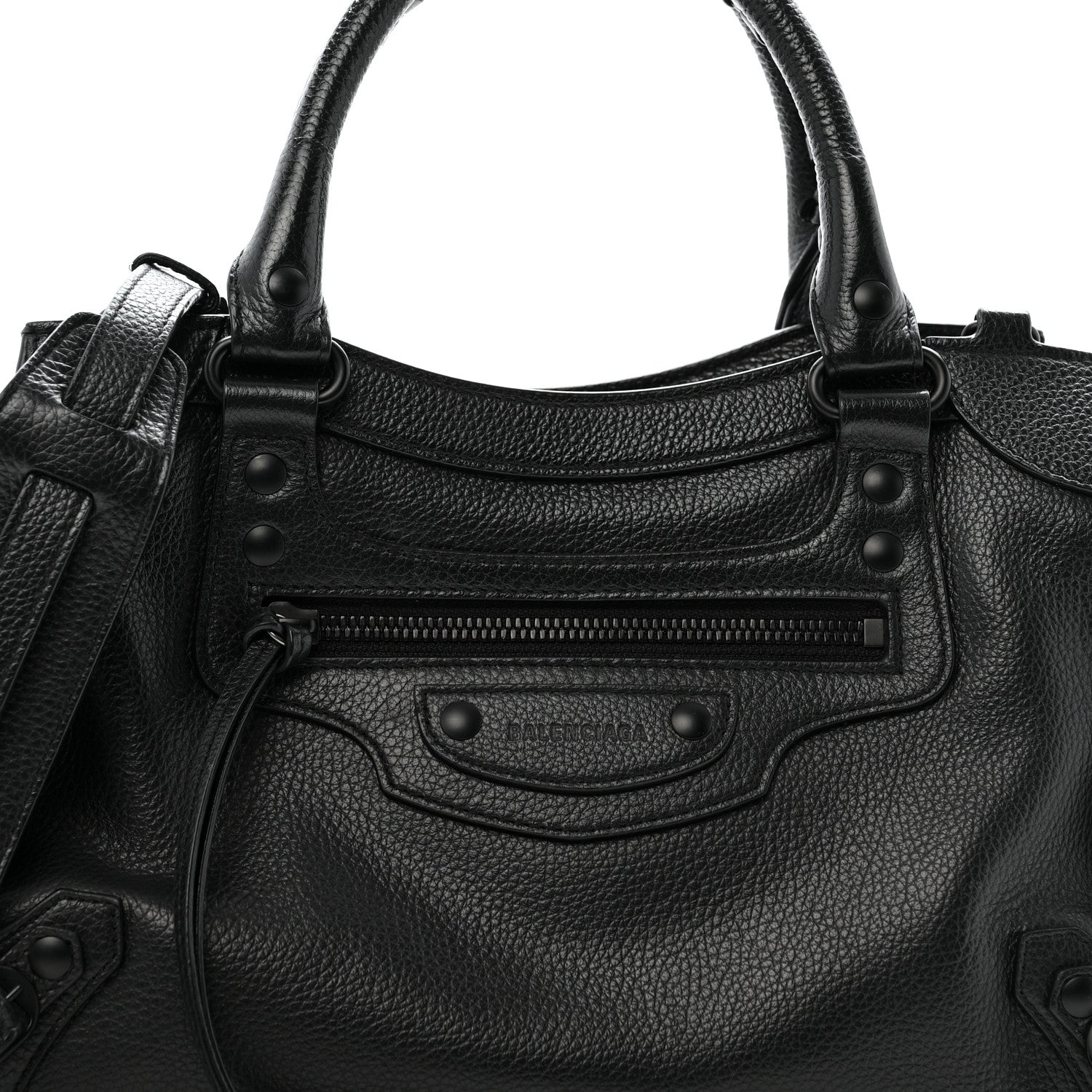 Balenciaga Grained Calfskin Neo Classic Black Hardware S City Black 7 of 12