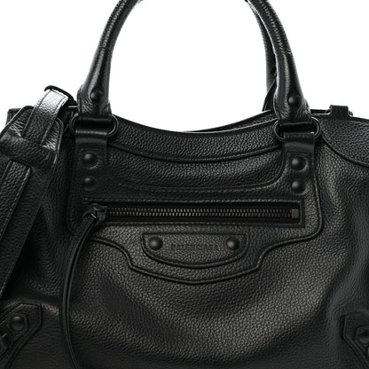 Balenciaga Grained Calfskin Neo Classic Black Hardware S City Black 7 of 12