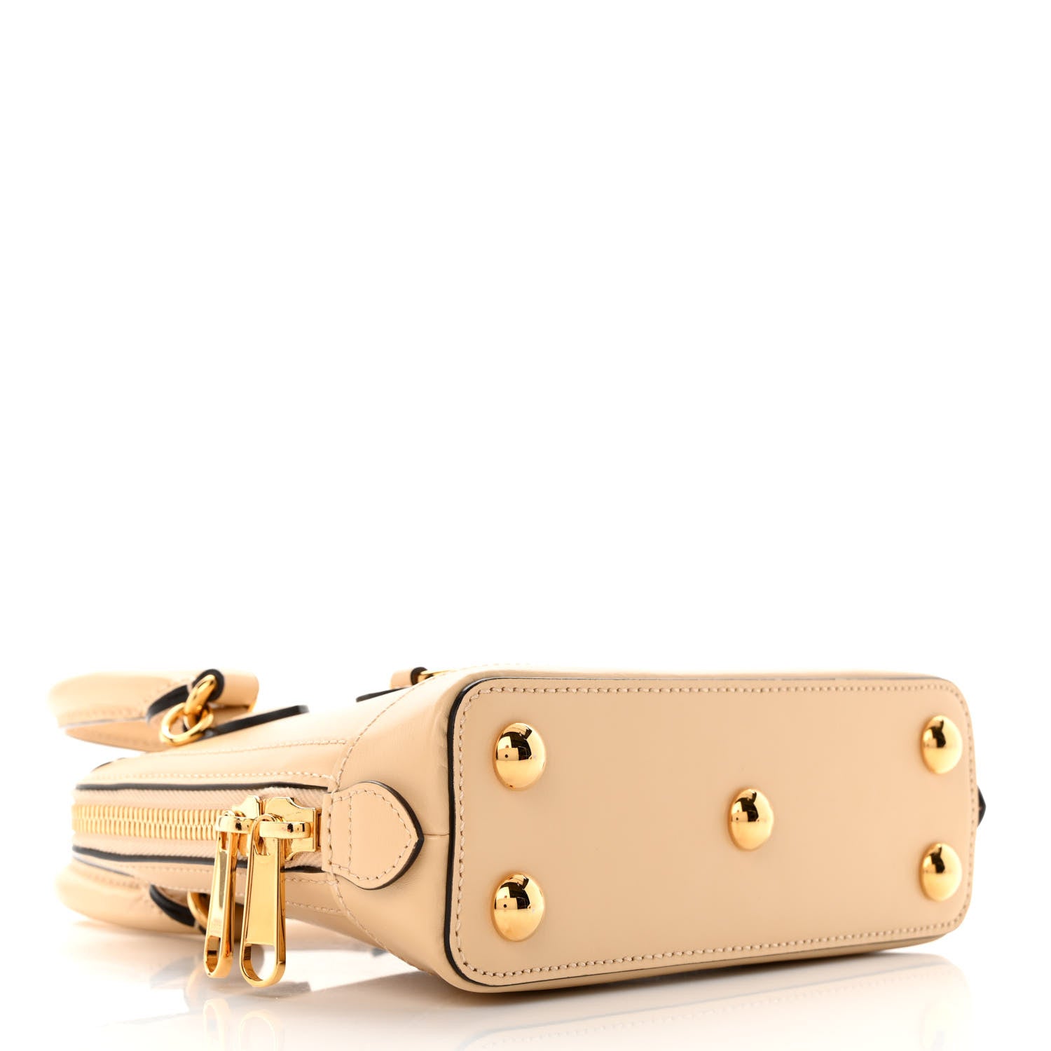 Gucci Boarded Plutone Calfskin Mini Horsebit 1955 Top Handle Bag Bubble Tea 4 of 10