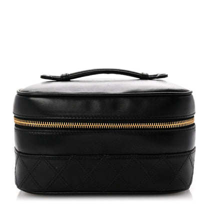 Chanel Lambskin Vanity Cosmetic Case Black 1 of 8