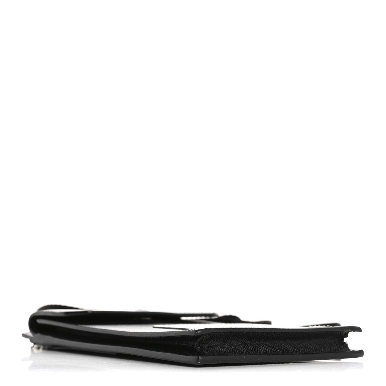 Prada Saffiano Racing Logo Patch Mini Bag Black 4 of 17