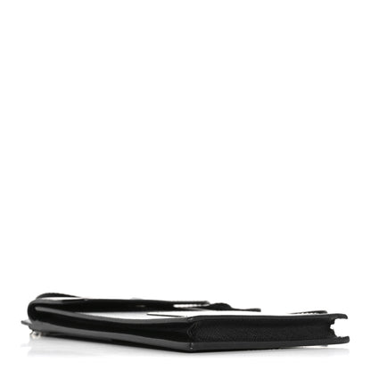 Prada Saffiano Racing Logo Patch Mini Bag Black 4 of 17